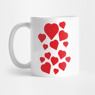 Many Hearts Valentine Mug